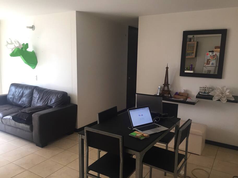 Dining area/Workspace