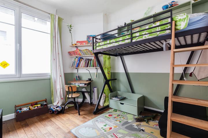Planta 2 - dormitorio 4, cama individual