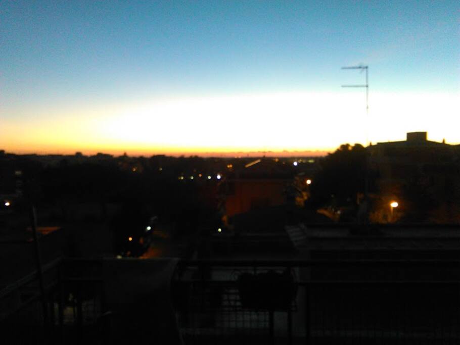 vista dalla terrazza