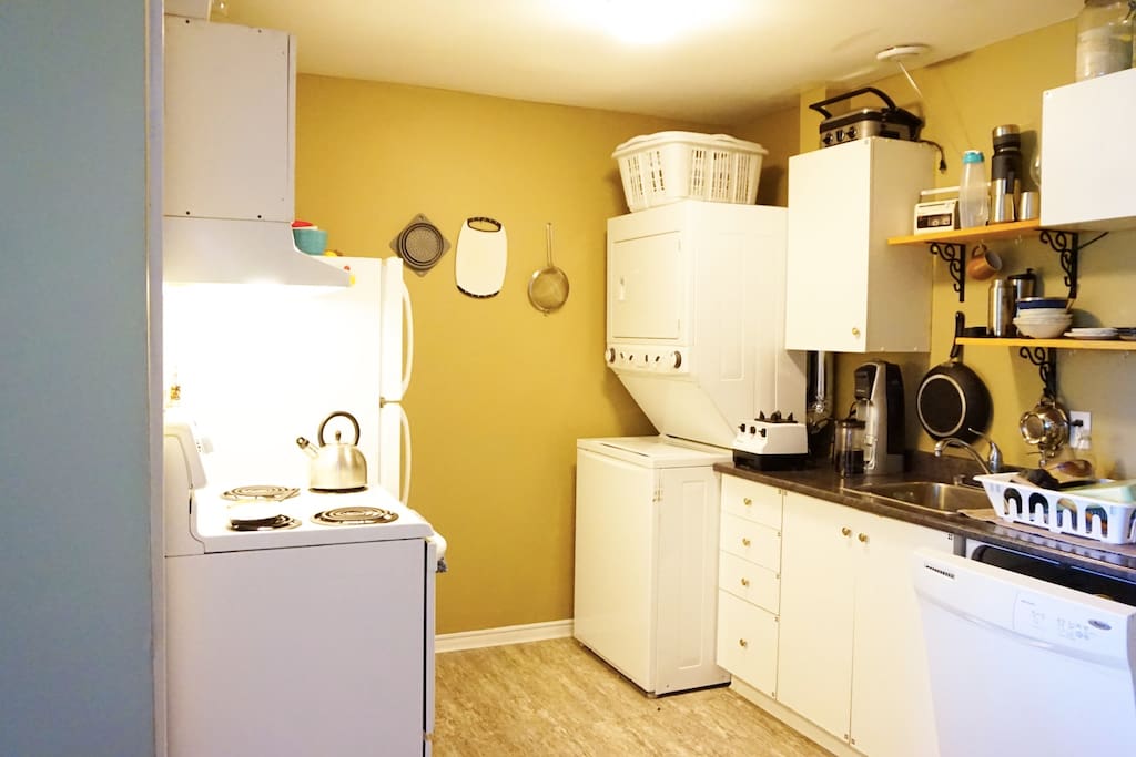 Kitchen with Laundry.