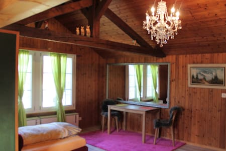 Penthouse in Interlaken, centrally located.