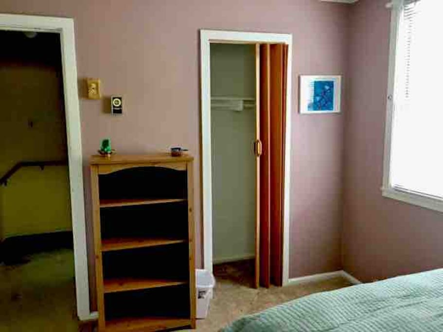 closet and door view for the bedroom