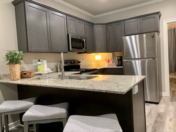 New Condo Sleeps 4 Downtown Lafayette! 210 Apartments for Rent