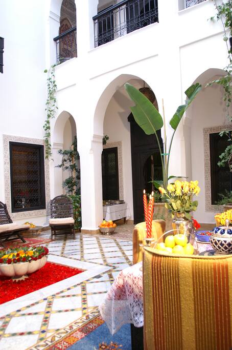 Le patio.