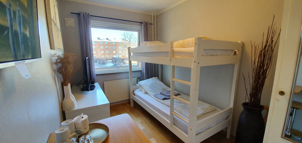 Short way to Oslo Central ,15 min with bus.