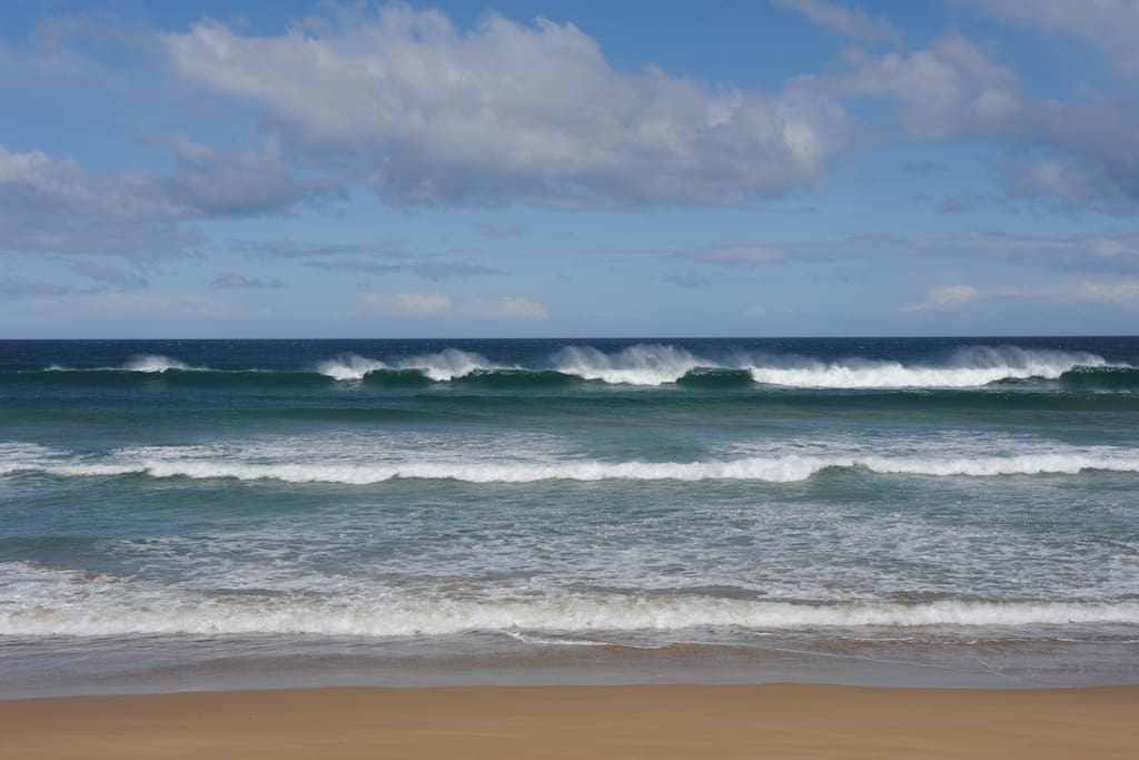 Surf beach just minutes away
