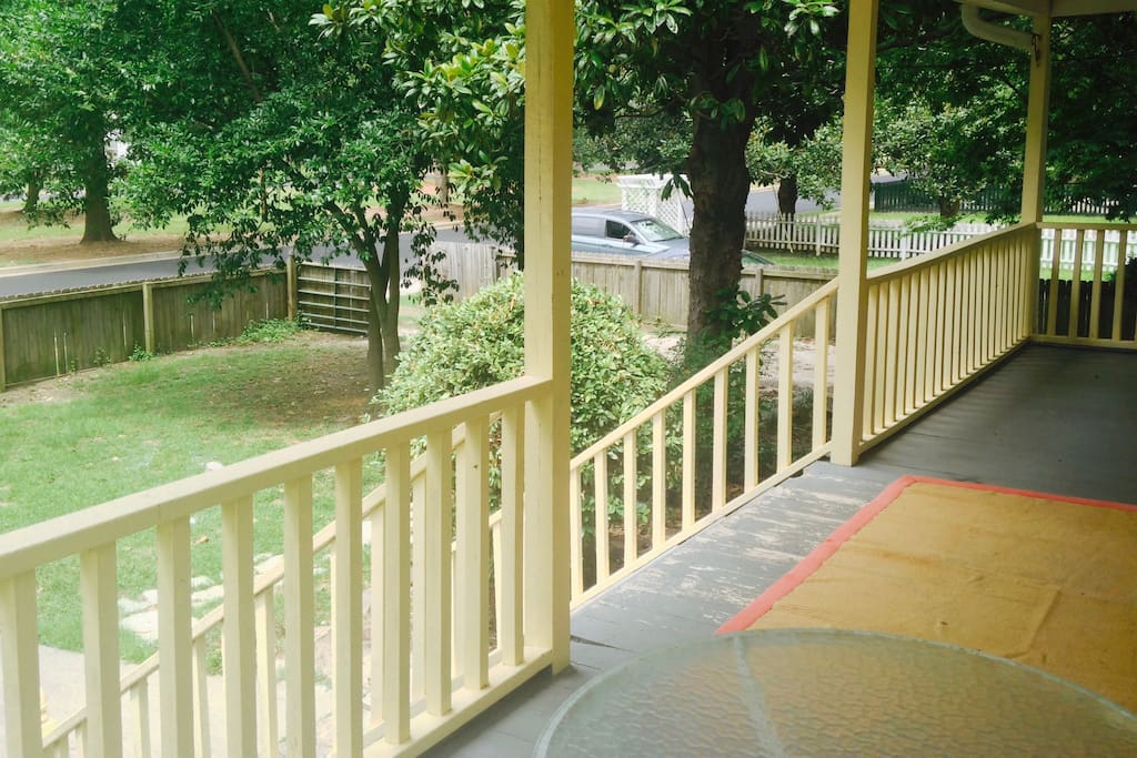 Large front porch