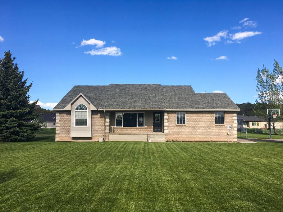 Large yard and spacious home