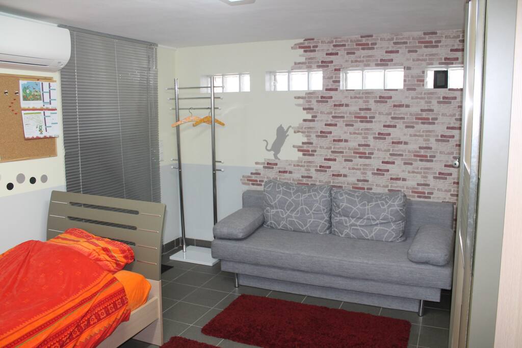 Bett / bed & Sofa