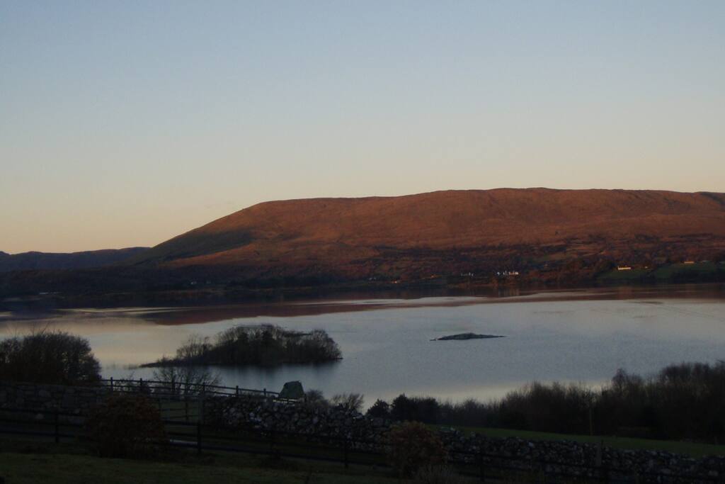 Evening view from the bedroom