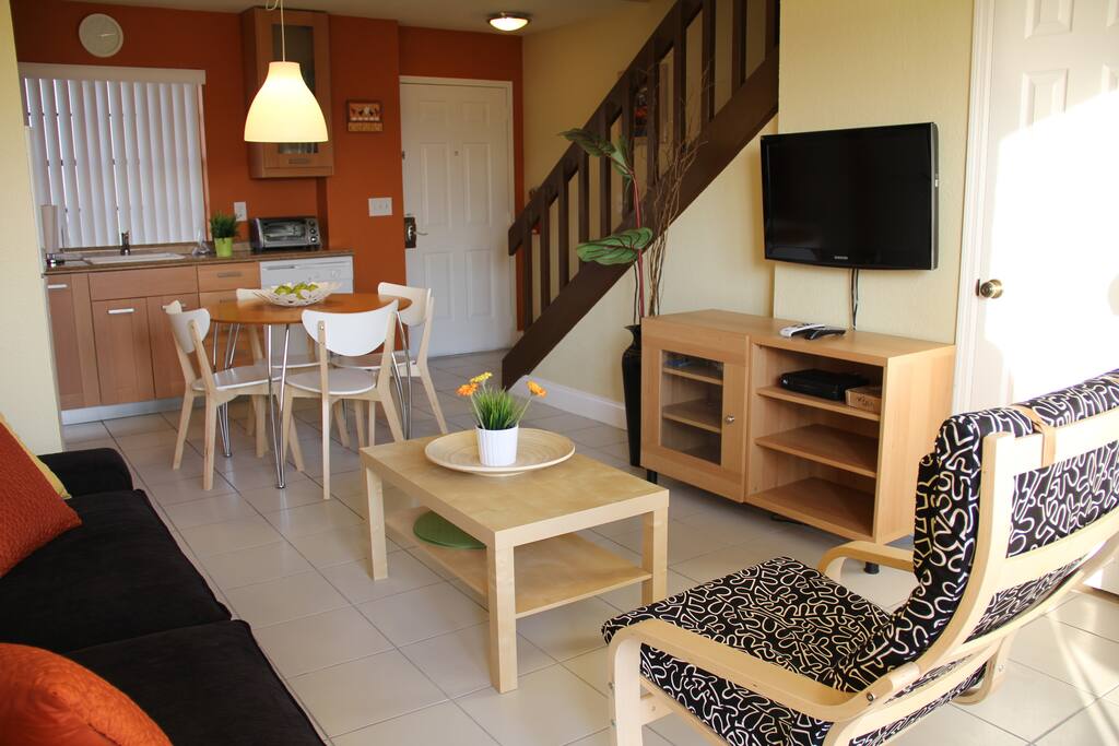 Living Room and Dining Area