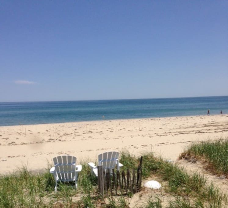 Adirondack Chairs overlooking the Beach