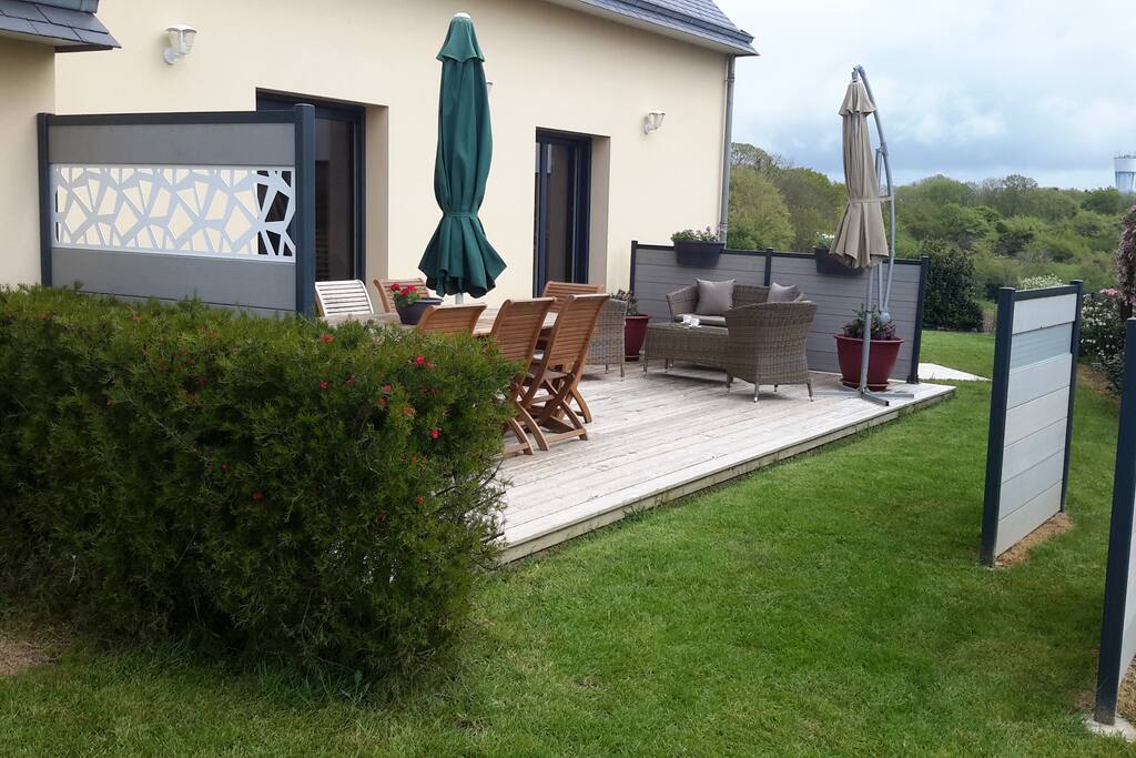 terrasse en bois exposée sud