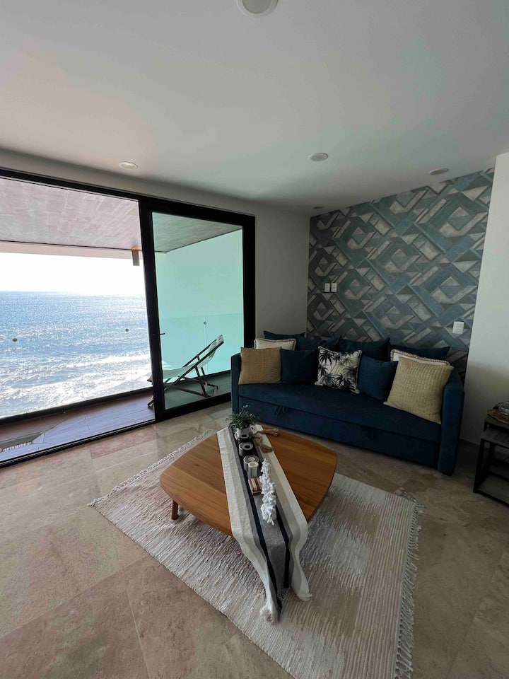 Perla Azul Condo-vista Al Mar-malecón - Mazatlán
