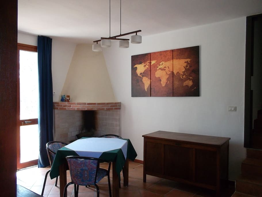 La sala in comune