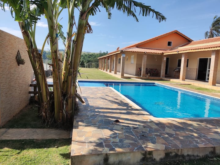 Chácara Felix 1 Vista Exuberante Pássaros Por Sol - Airbnb