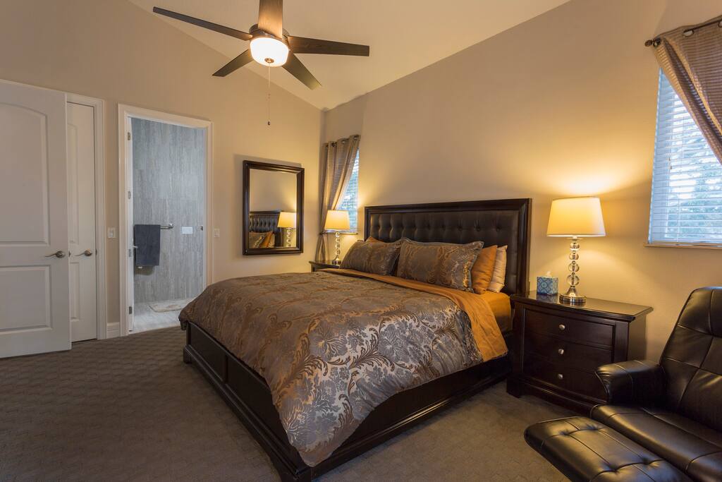view toward the bathroom