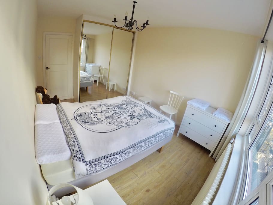 Bedroom during the day