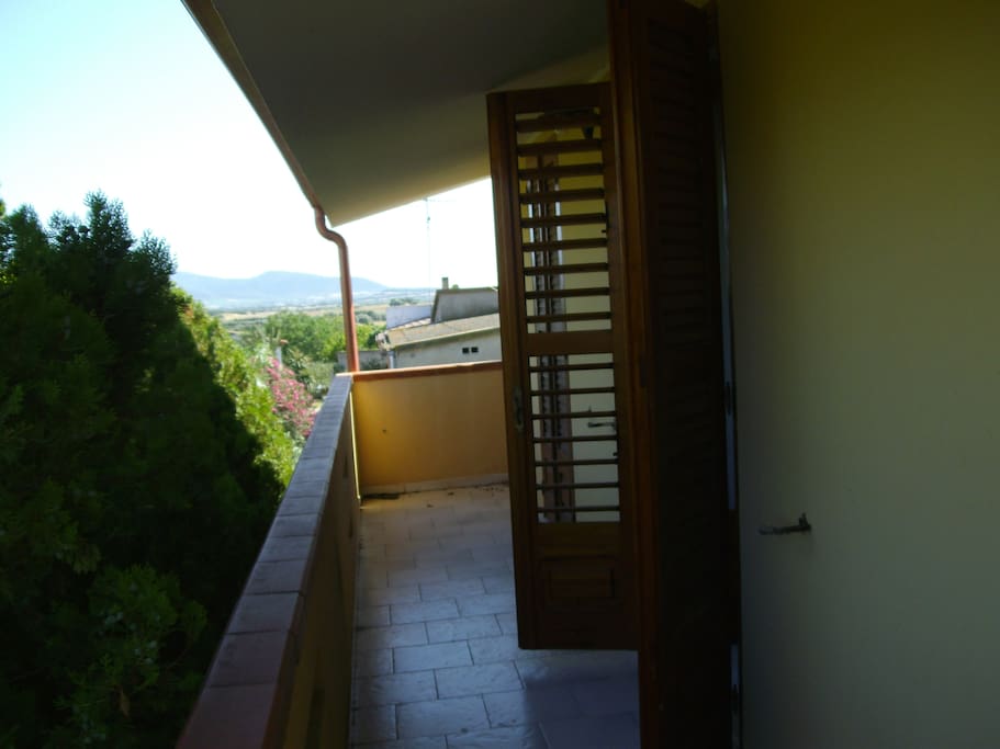 balcone dell'appartamento