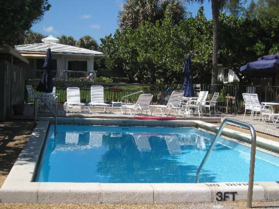 Large deck with table