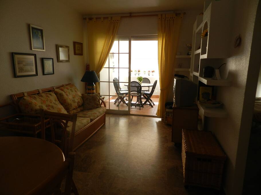 Salón con terraza