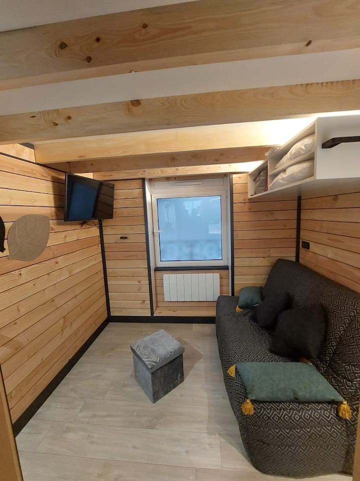 Chumba cha kulala/sebule, bafu na sinki 