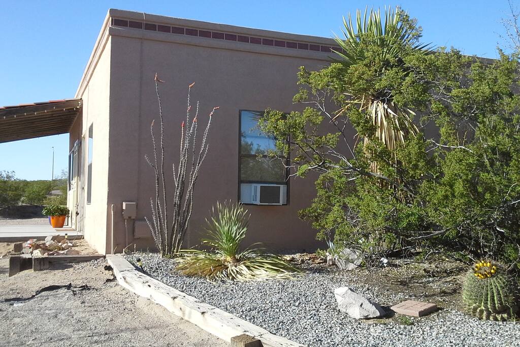 Casa Majik sits on the back end of a one acre property.