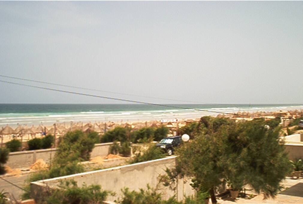 Vue de la plage(balcon)