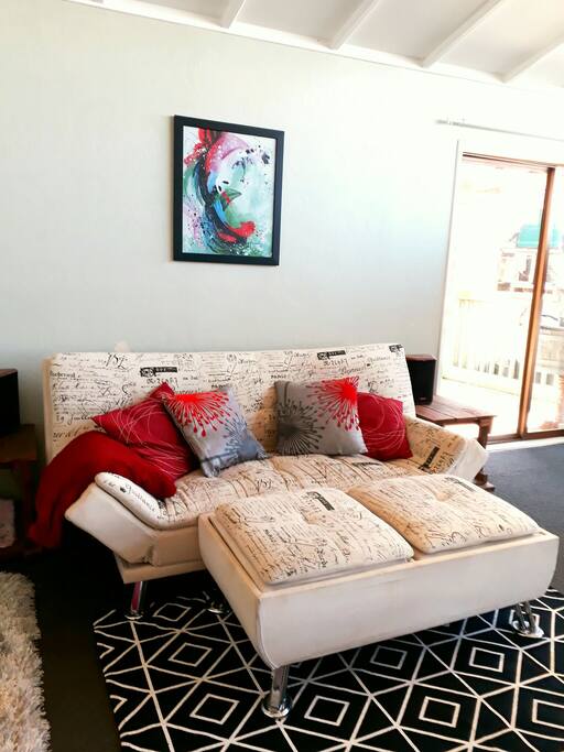 Couch in the living area