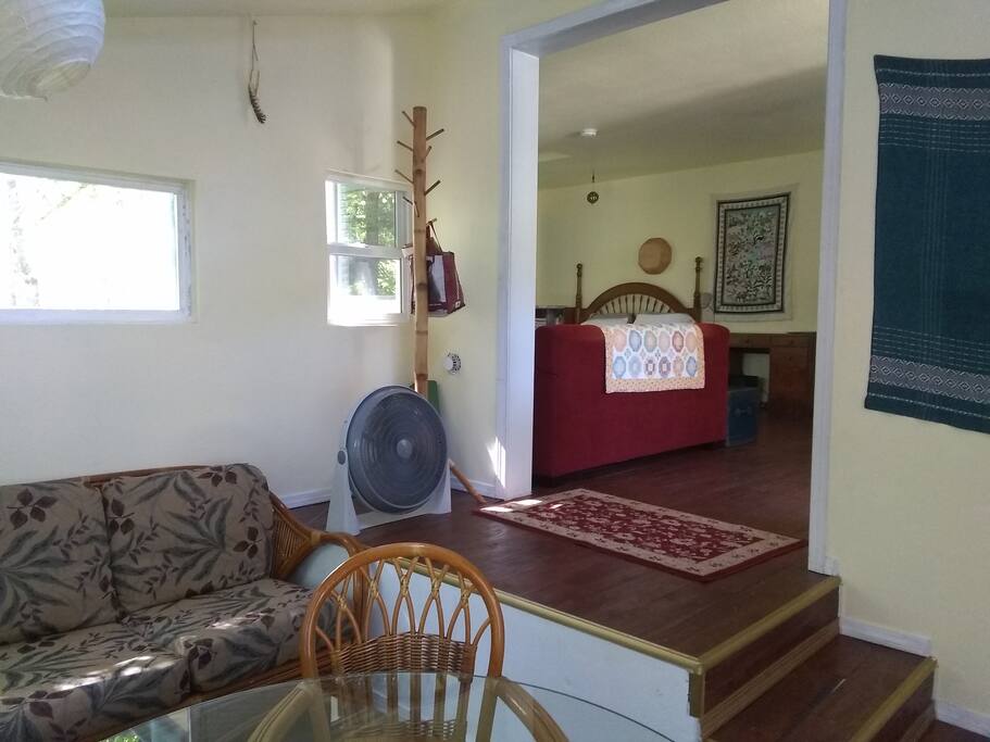 View from breakfast nook into main area.