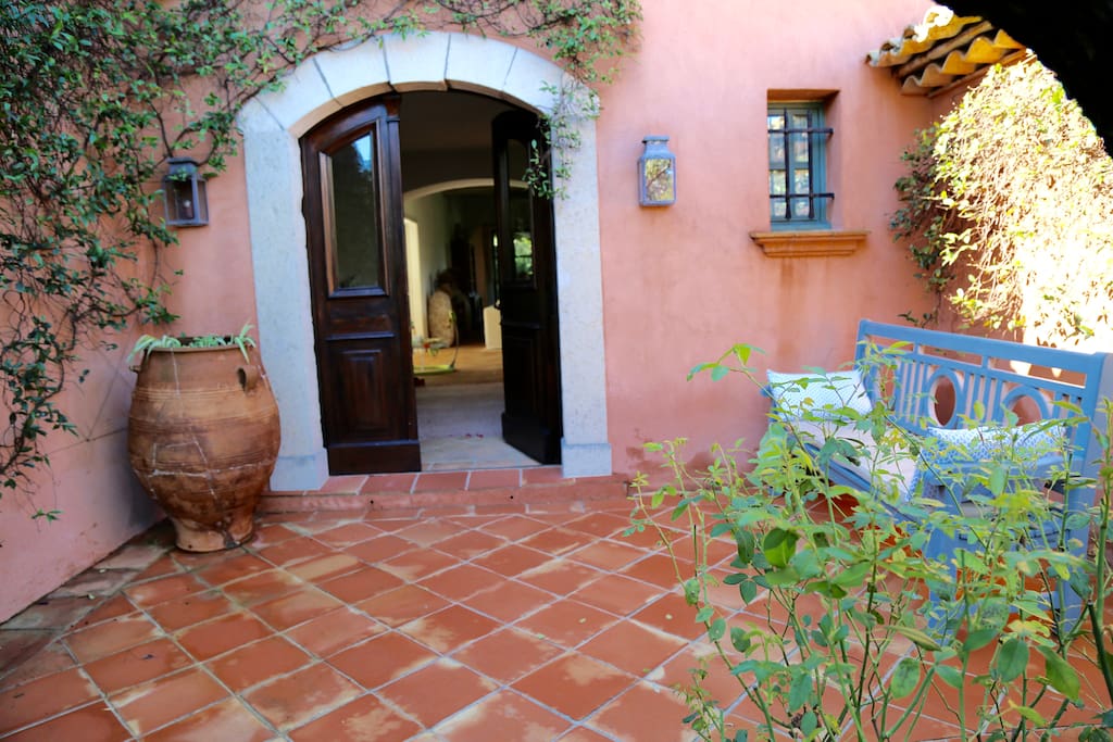 Entrance to the house