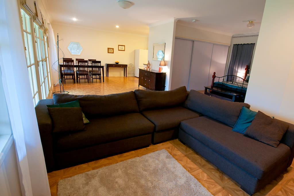 Layout of the accommodation.