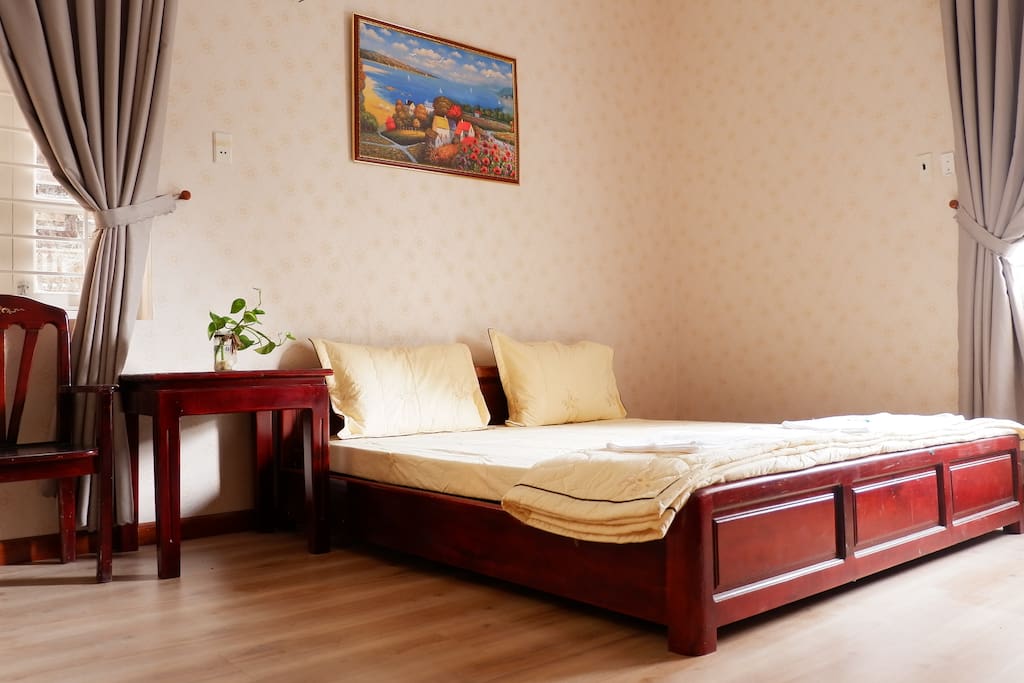 Bedroom 102 with a comfortable double bed for great night's sleep
