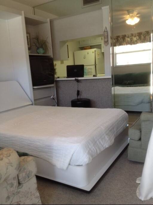 Pull down full size bed
