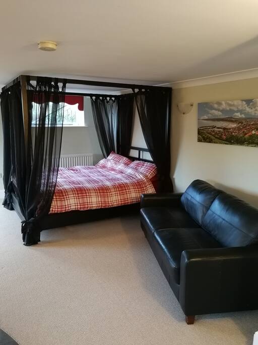 Relax in bed whilst enjoying stunning views.