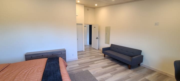 Aurora Room with king bed and fold out couch