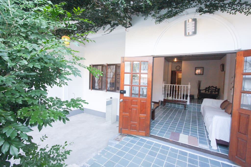 Main entrance of the house.