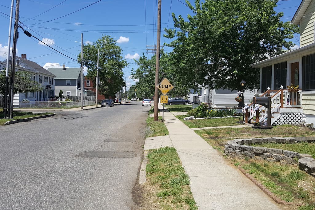 DOWN THE STREET