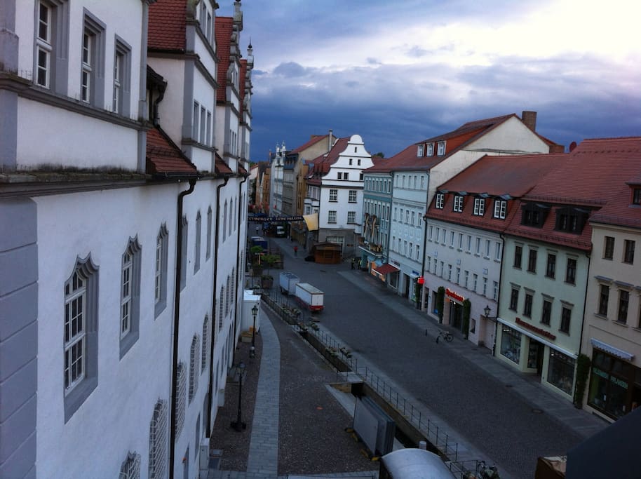 Ausblick vom Wohnzimmer-Fenster