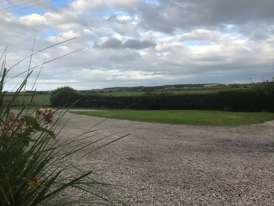 View accross valley from front