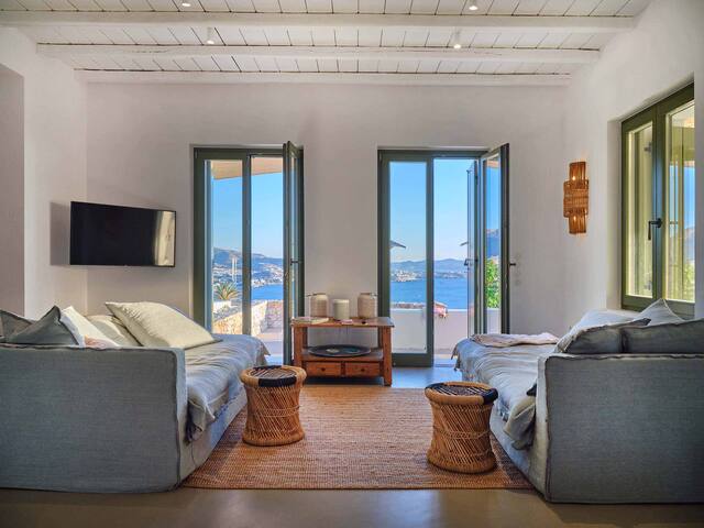 Luxurious Boho Villa with Pool, Sea View & Sunsets gallery image 5