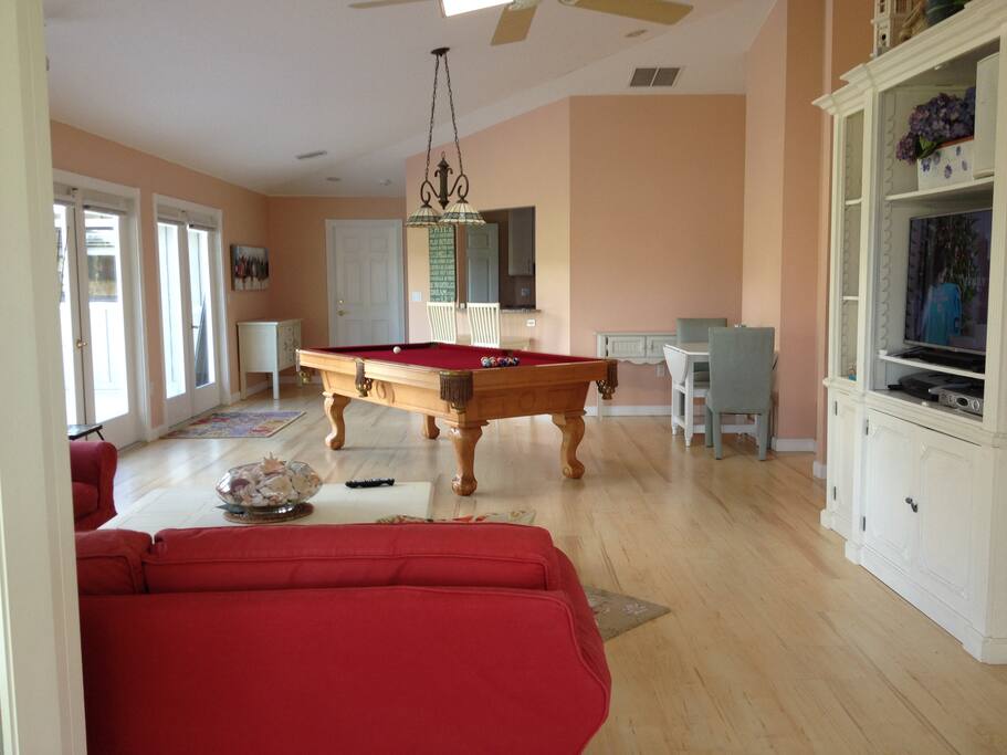 Rec room looking from outside entry.