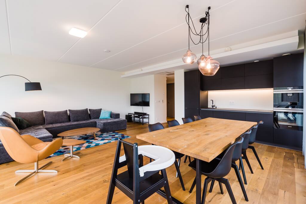Open plan living room