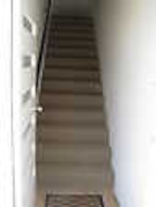 Stairs to the apartment