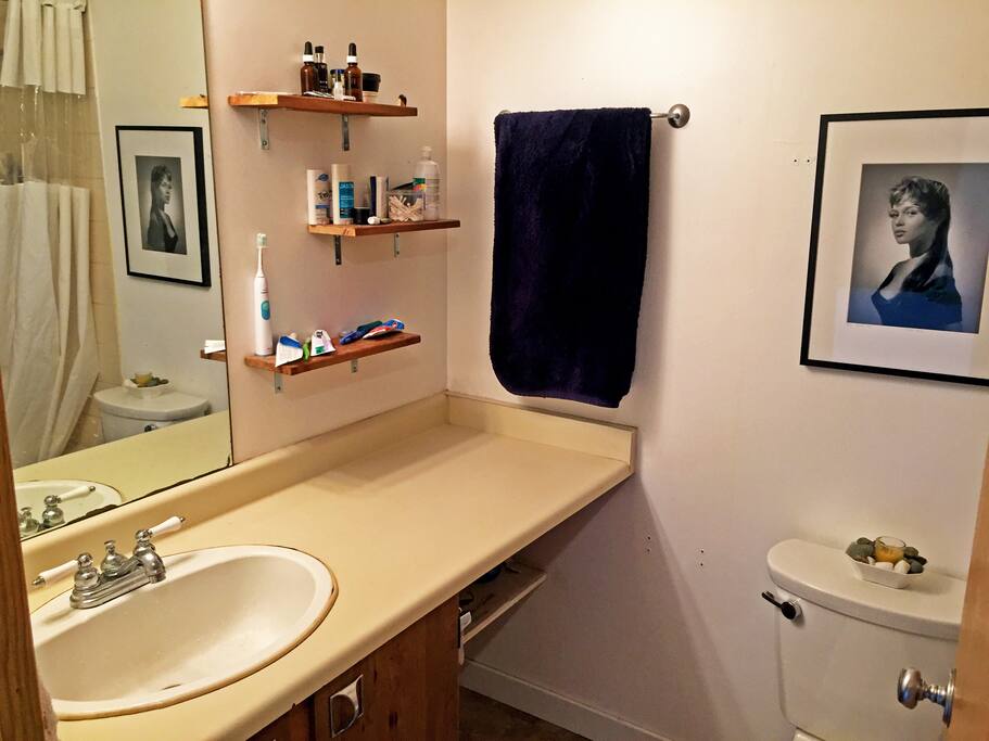 5/5: One of two bathrooms; this one is upstairs outside the bedroom.