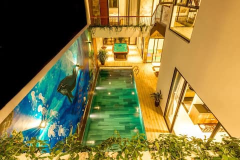 LUXURY VILLA: Private Pool - Near  Beach 100m