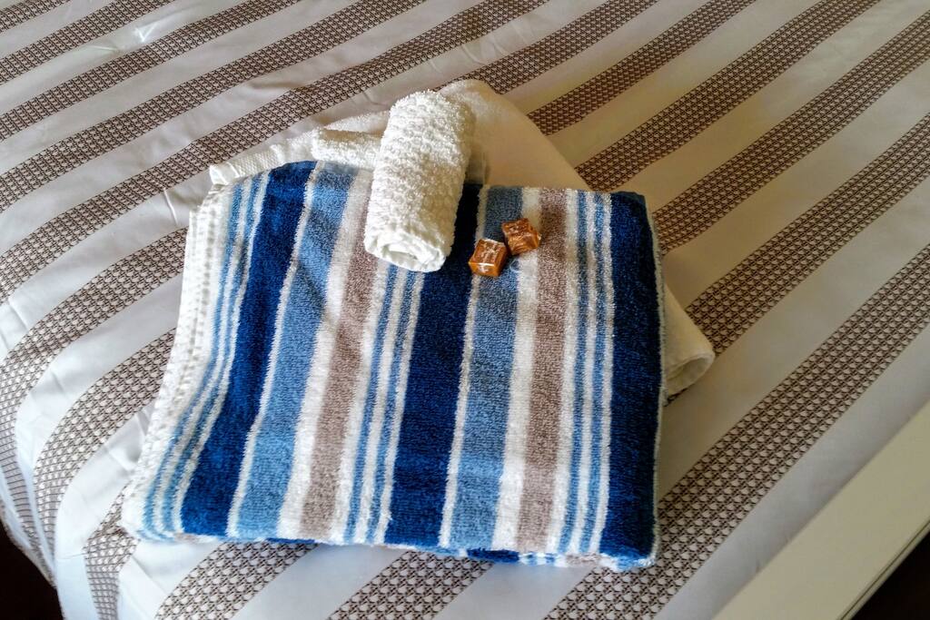 Towel-dry after a refreshing shower