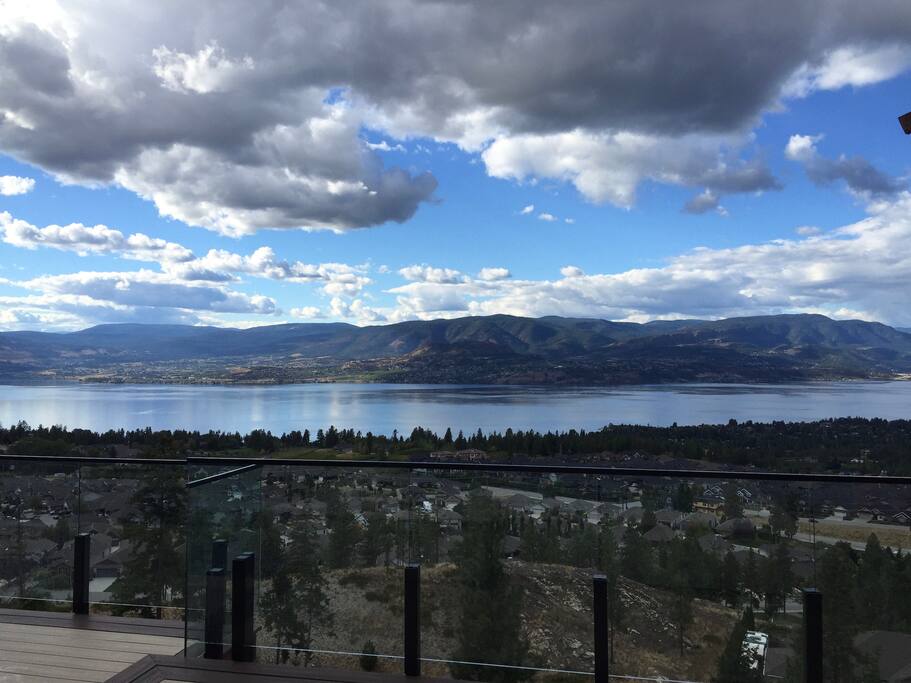 View of Lake Okanagan Lake from Lower deck