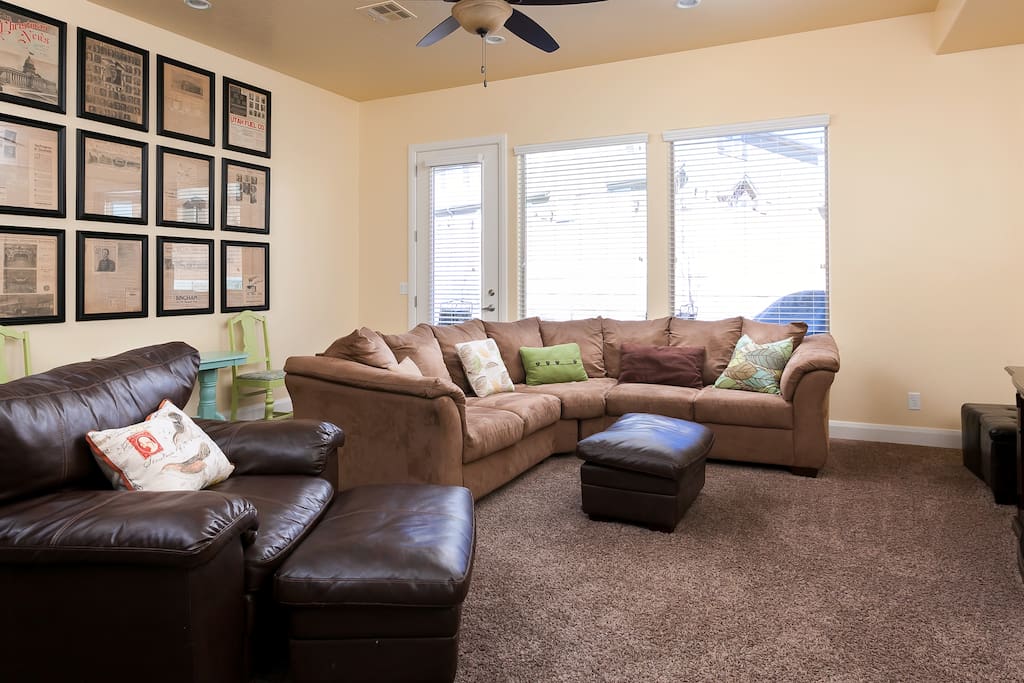 Living Room - walks out to patio & yard