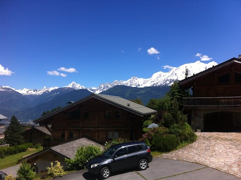 Airbnb performant: Apartment with an Exceptional View! à Combloux